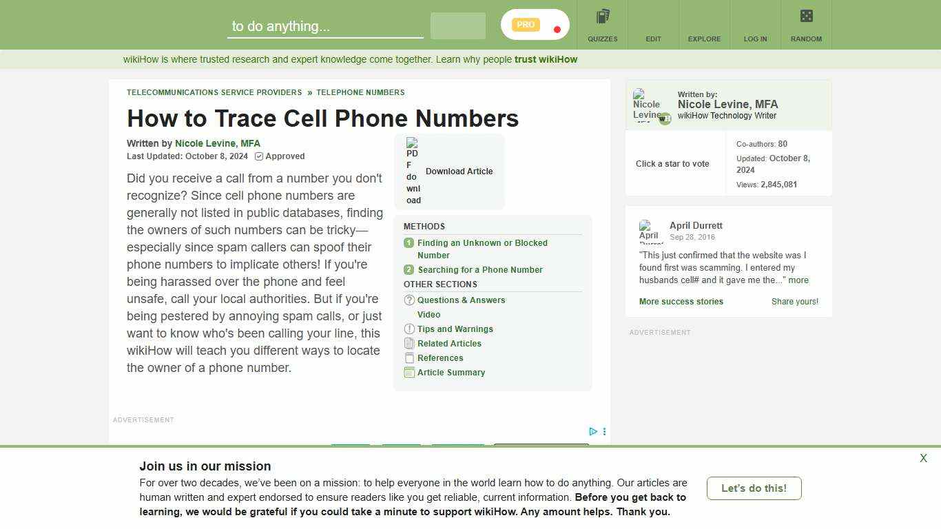 How to Trace Cell Phone Numbers: 7 Steps (with Pictures) - wikiHow